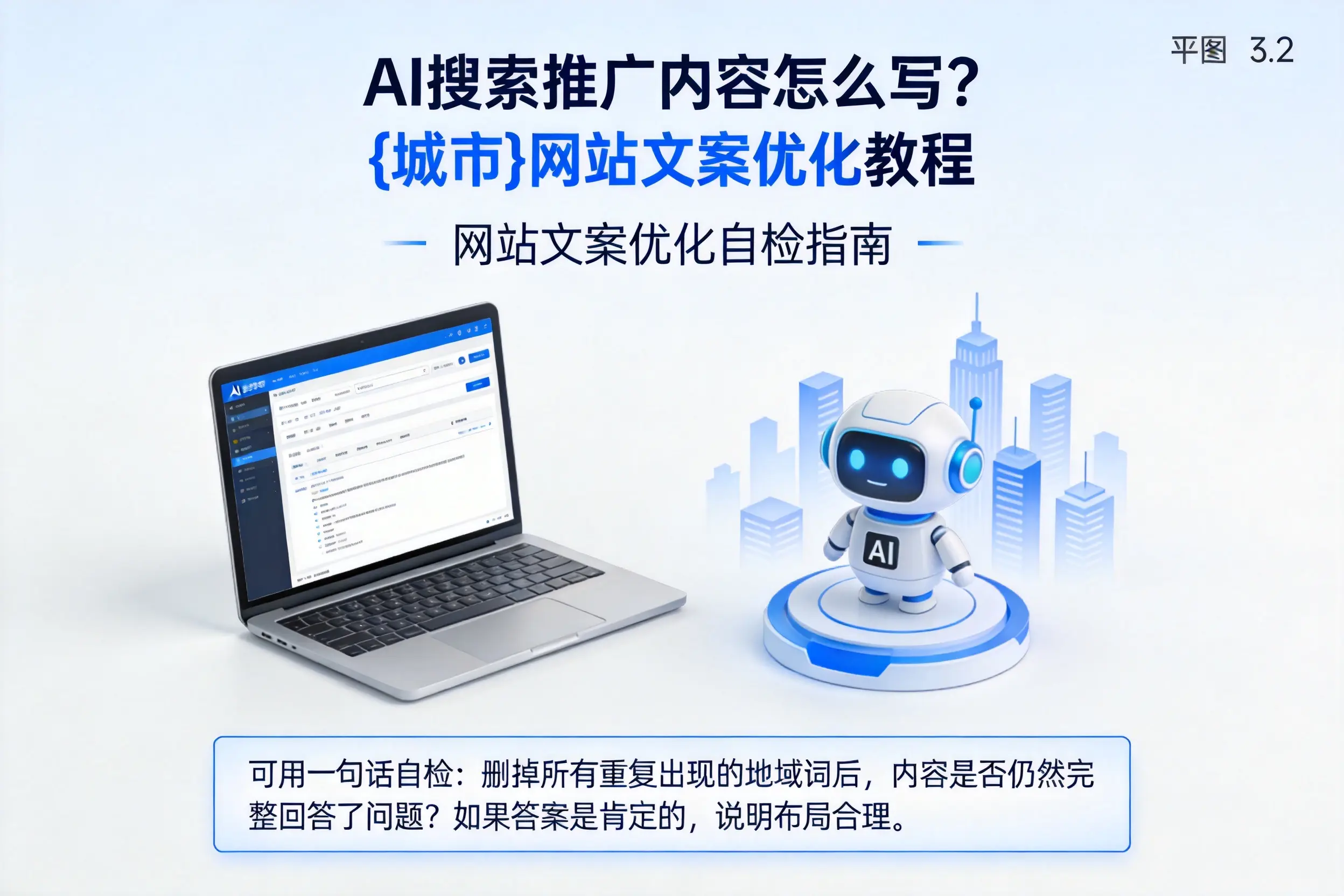 AI搜索推广内容怎么写？东营网站文案优化教程