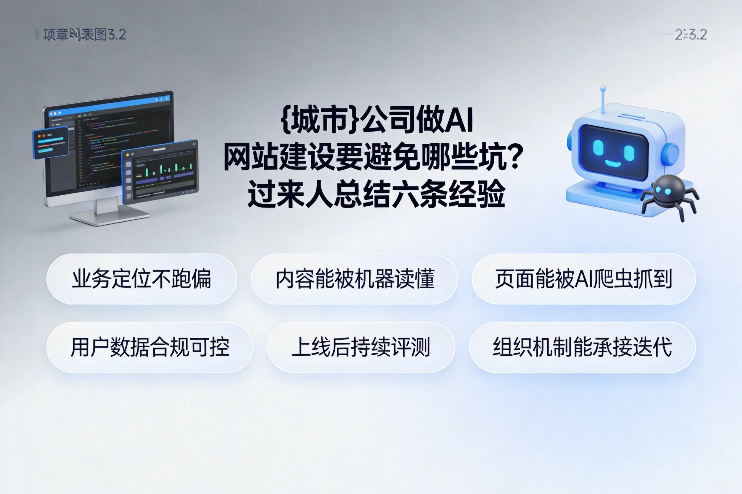 东营公司做AI网站建设要避免哪些坑？过来人总结六条经验