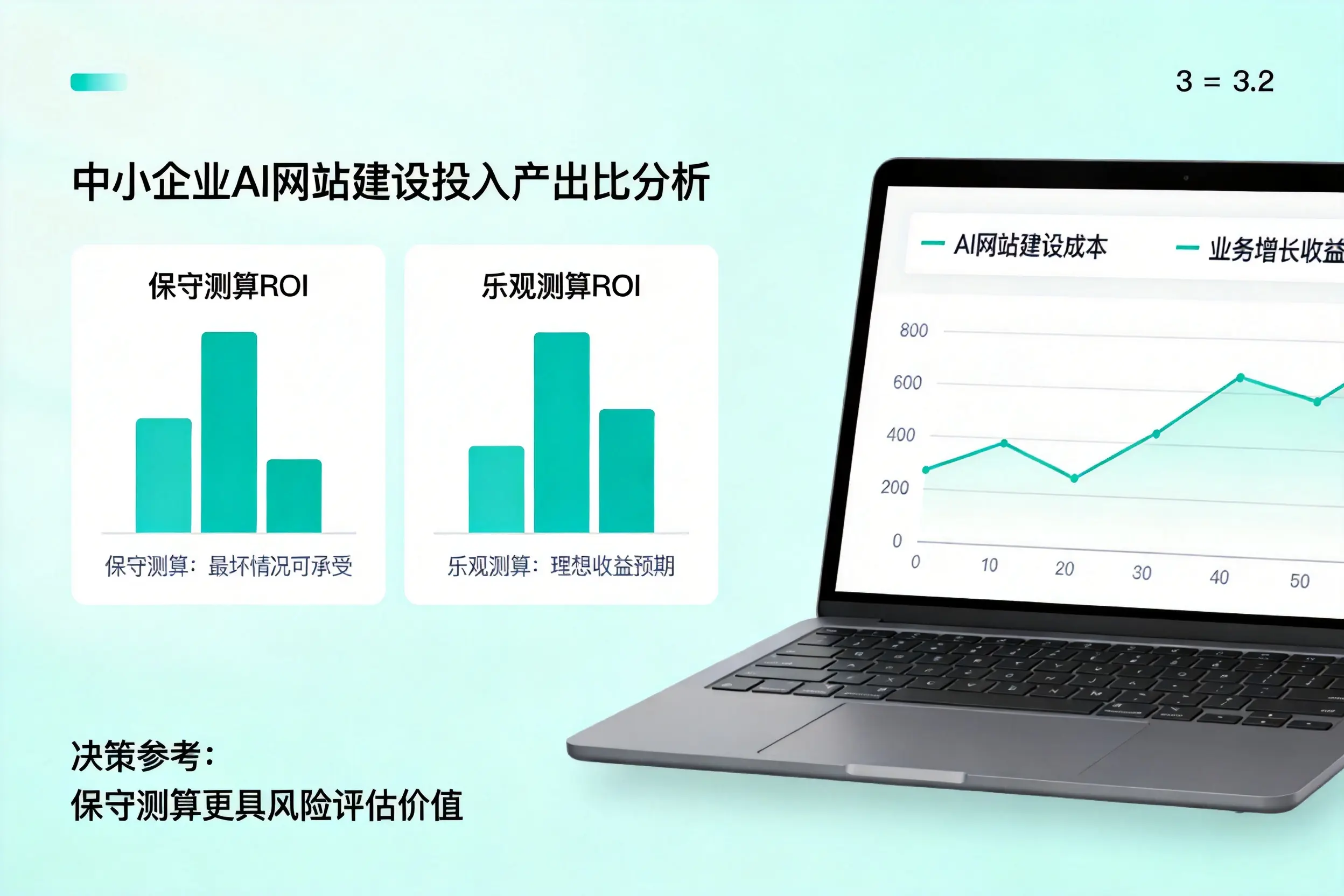东营中小企业AI网站建设投入产出比怎么算？先看这份分析