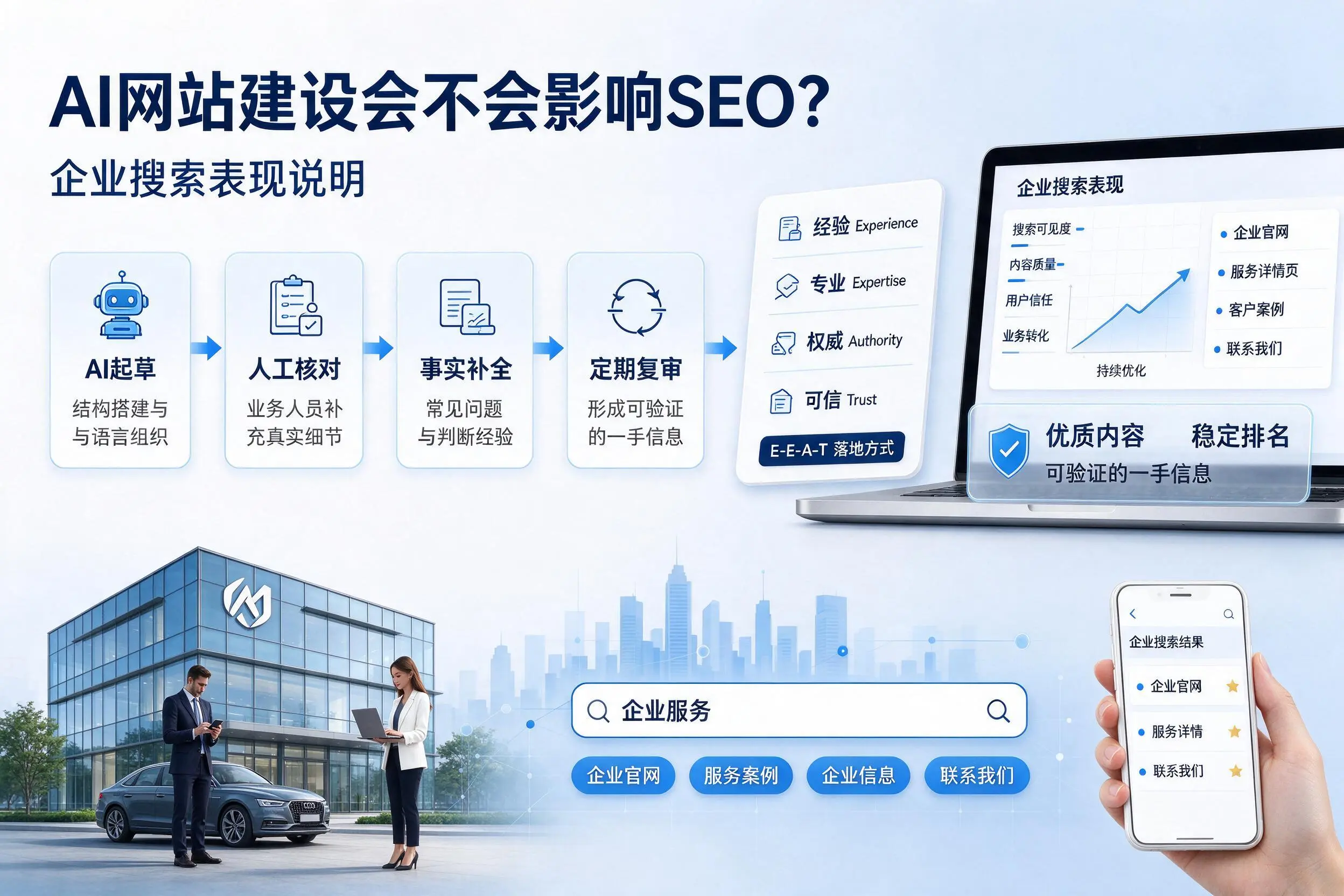 AI网站建设会不会影响SEO？东营企业搜索表现说明