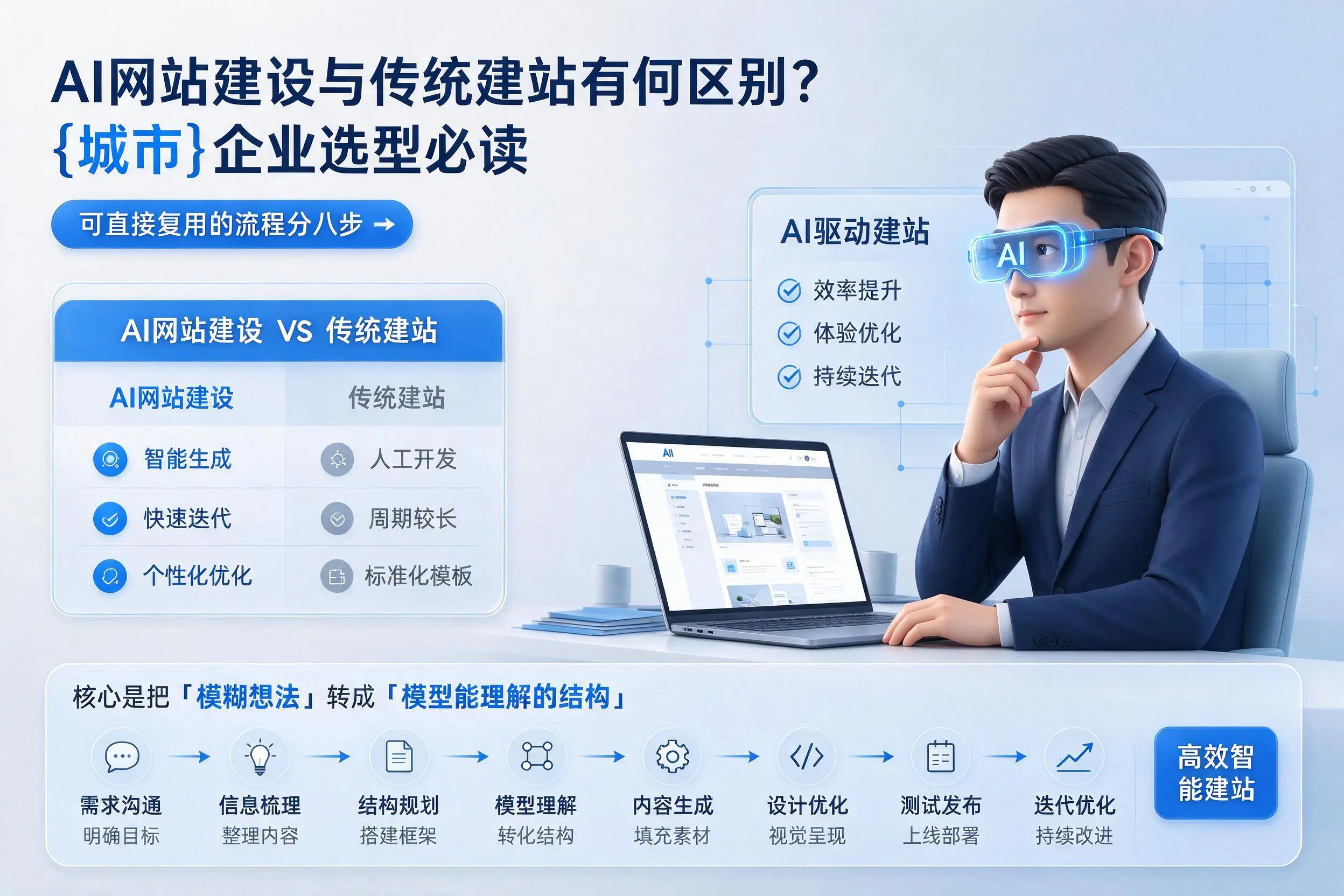 AI网站建设与传统建站有何区别？东营企业选型必读